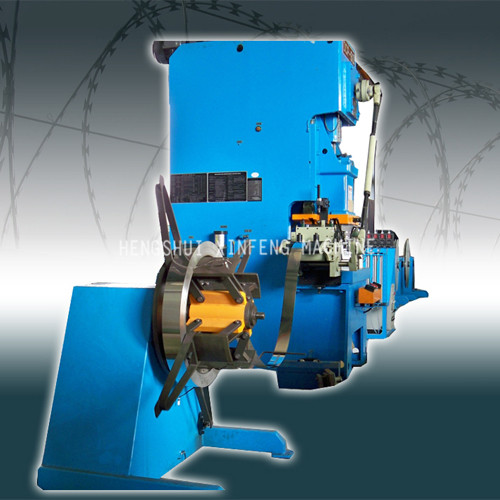 high speed razor barbed wire machine line