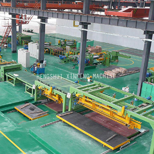 Automatic Steel Sheet Straightening flatting and Cutting Machine